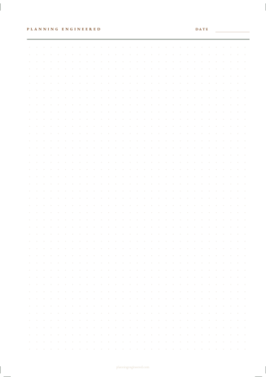 Filler Pack - Dot Grid