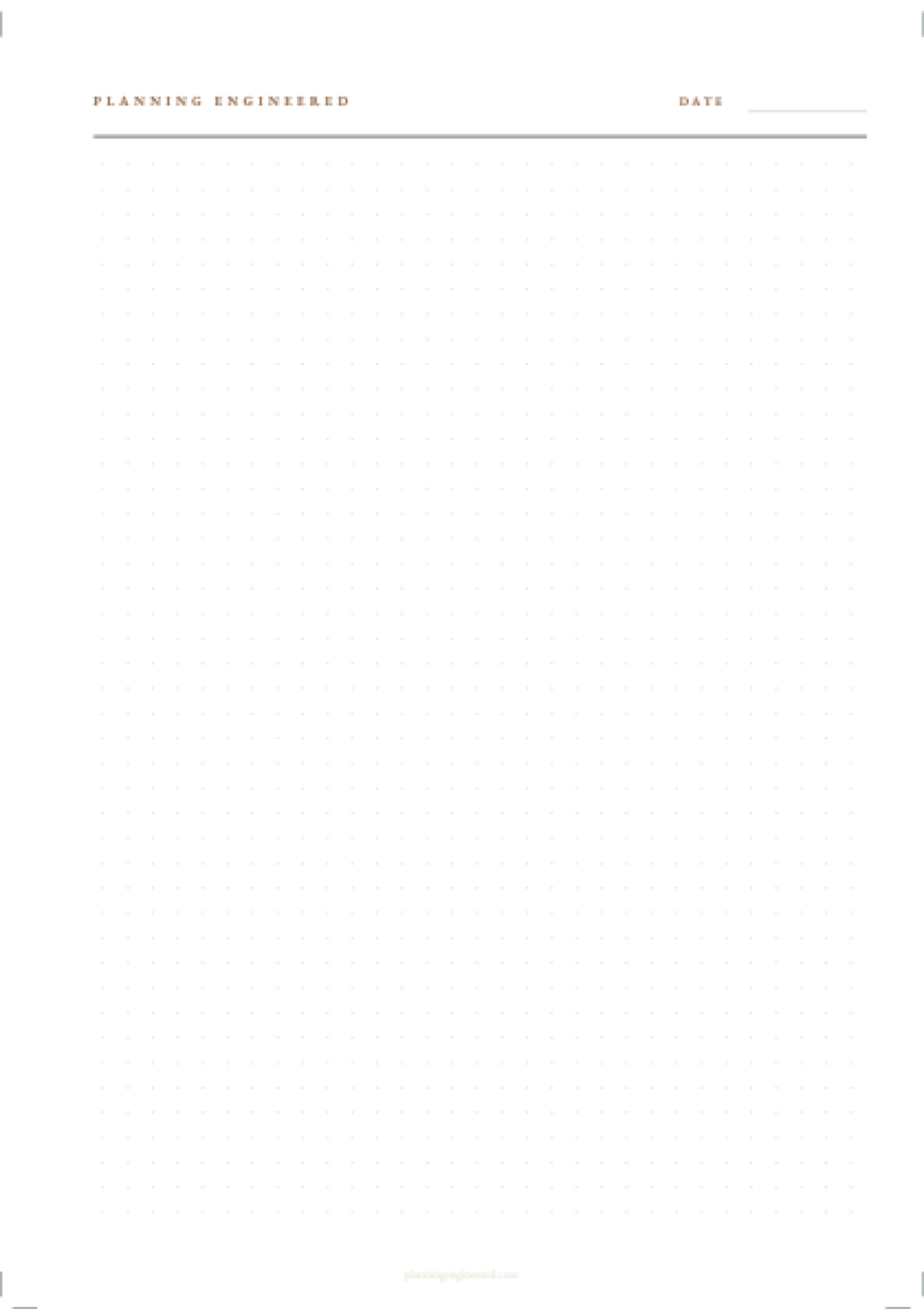 Filler Pack - Dot Grid