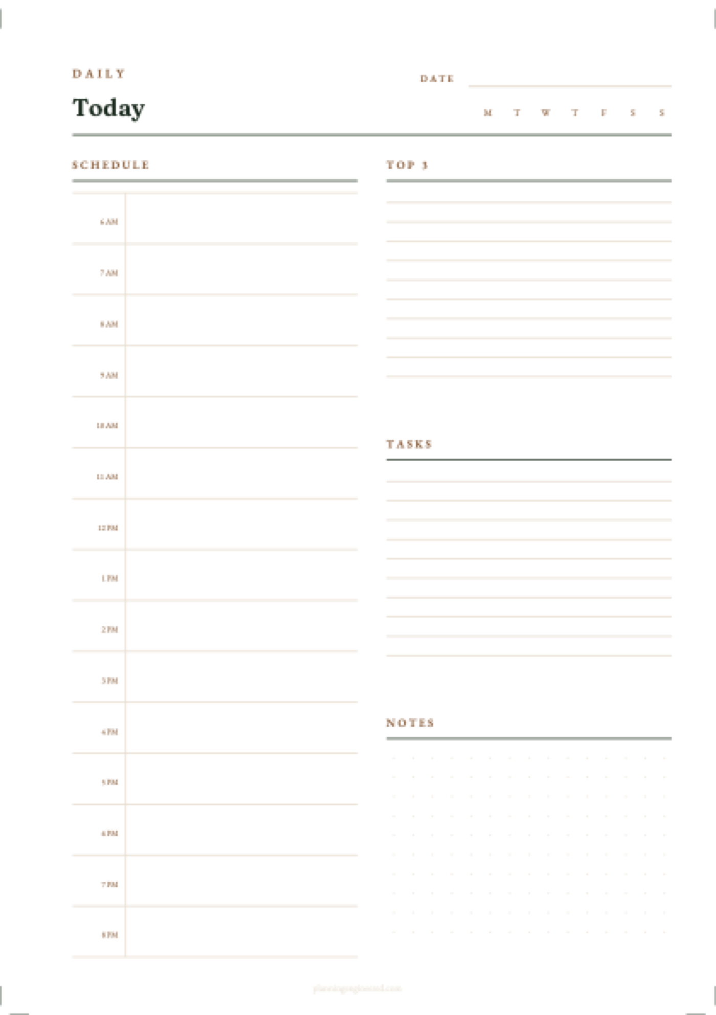 01 Daily Planner