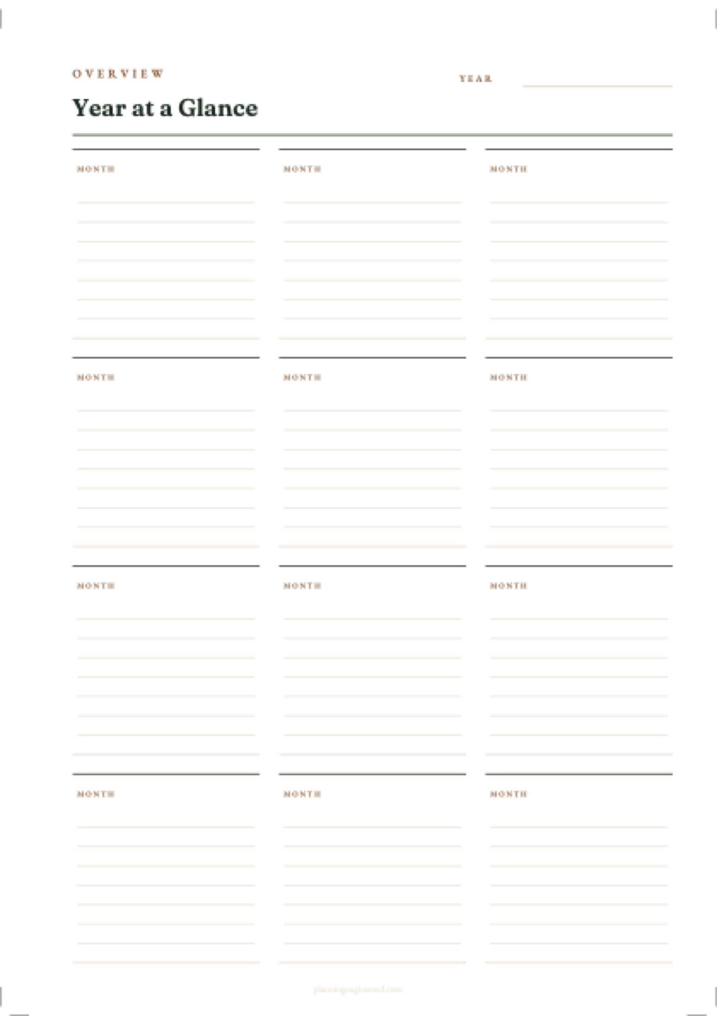 05 Year at a Glance